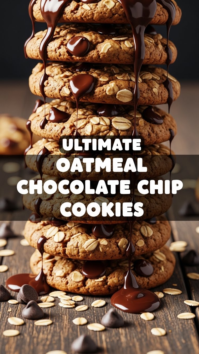Ultimate Oatmeal Chocolate Chip Cookies