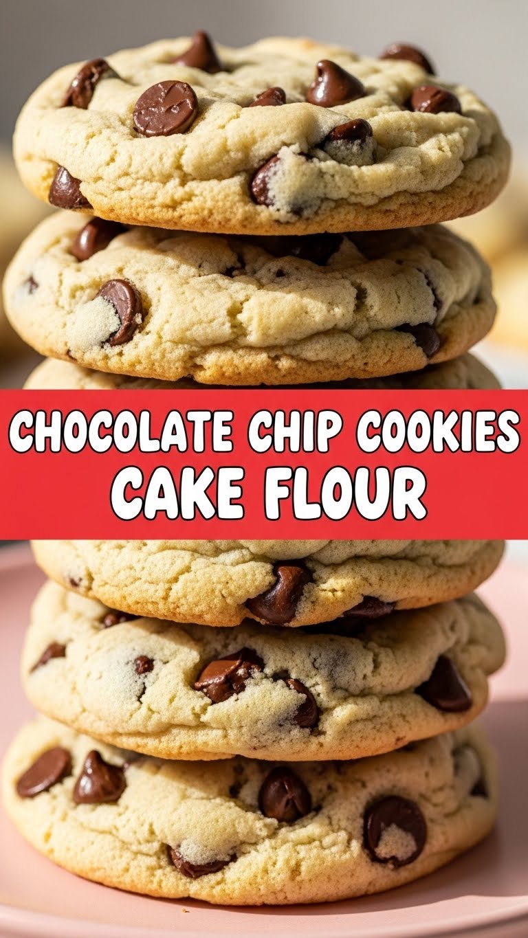 Chocolate Chip Cookies Cake Flour