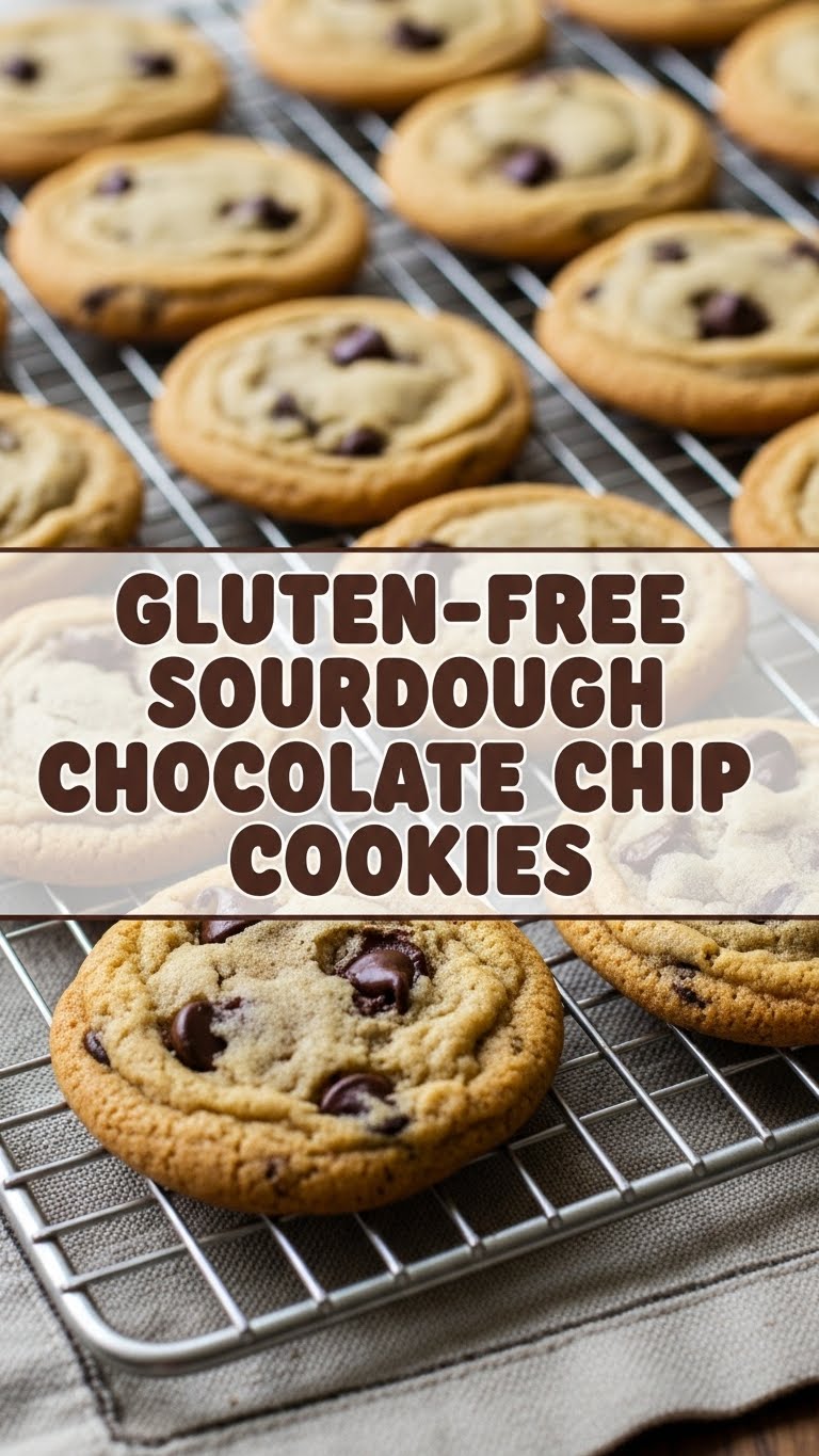 Gluten-Free Sourdough Chocolate Chip Cookies