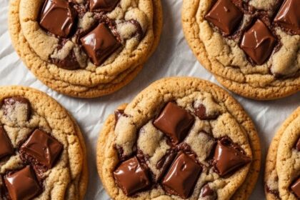 Chocolate Chip Cookies Flat