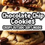 Chocolate Chip Cookies Crispy Outside Soft Inside