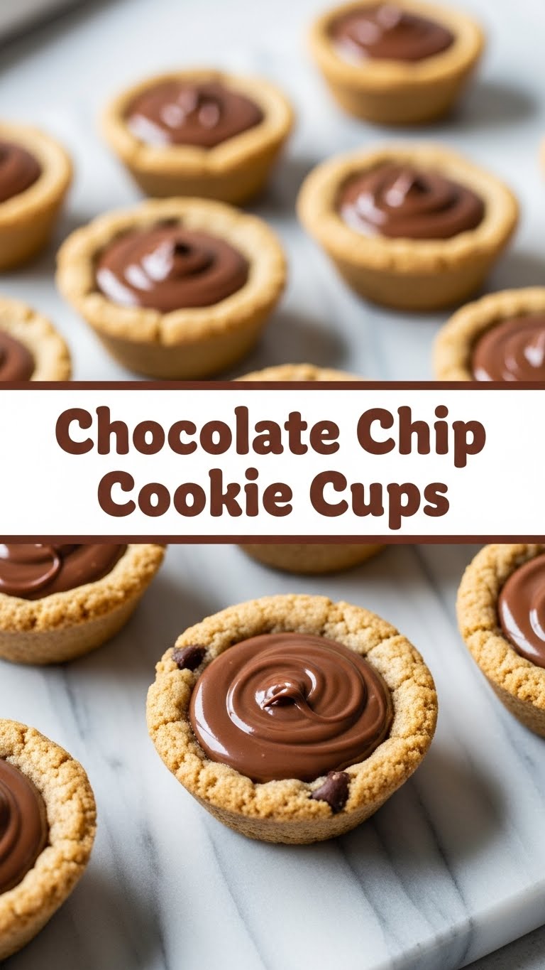 Chocolate Chip Cookies Cups