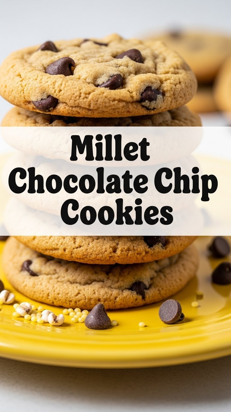 Millet Chocolate Chip Cookies