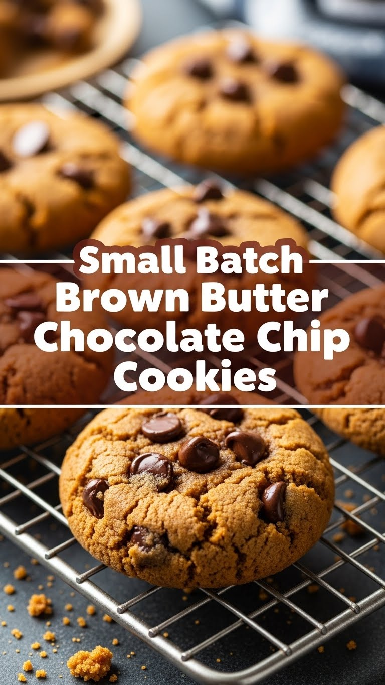 Small Batch Brown Butter Chocolate Chip Cookies