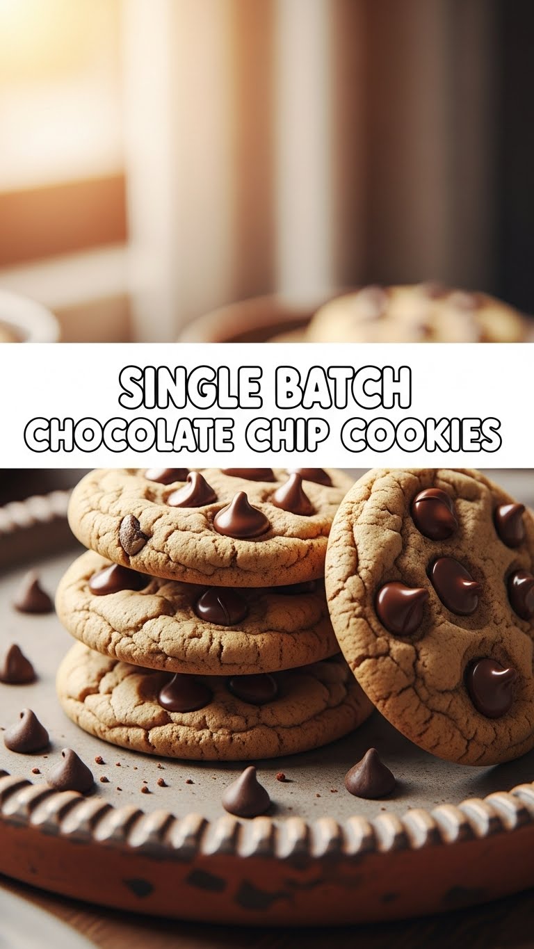 Single Batch Chocolate Chip Cookies