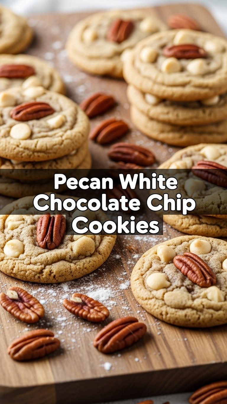 Pecan White Chocolate Chip Cookies