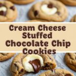 Cream Cheese Stuffed Chocolate Chip Cookies