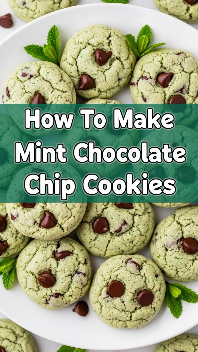 How To Make Mint Chocolate Chip Cookies