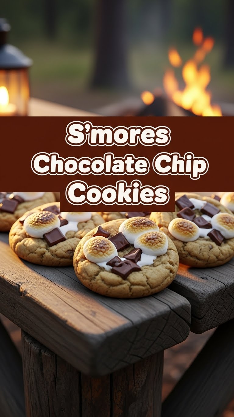 Smores Chocolate Chip Cookies