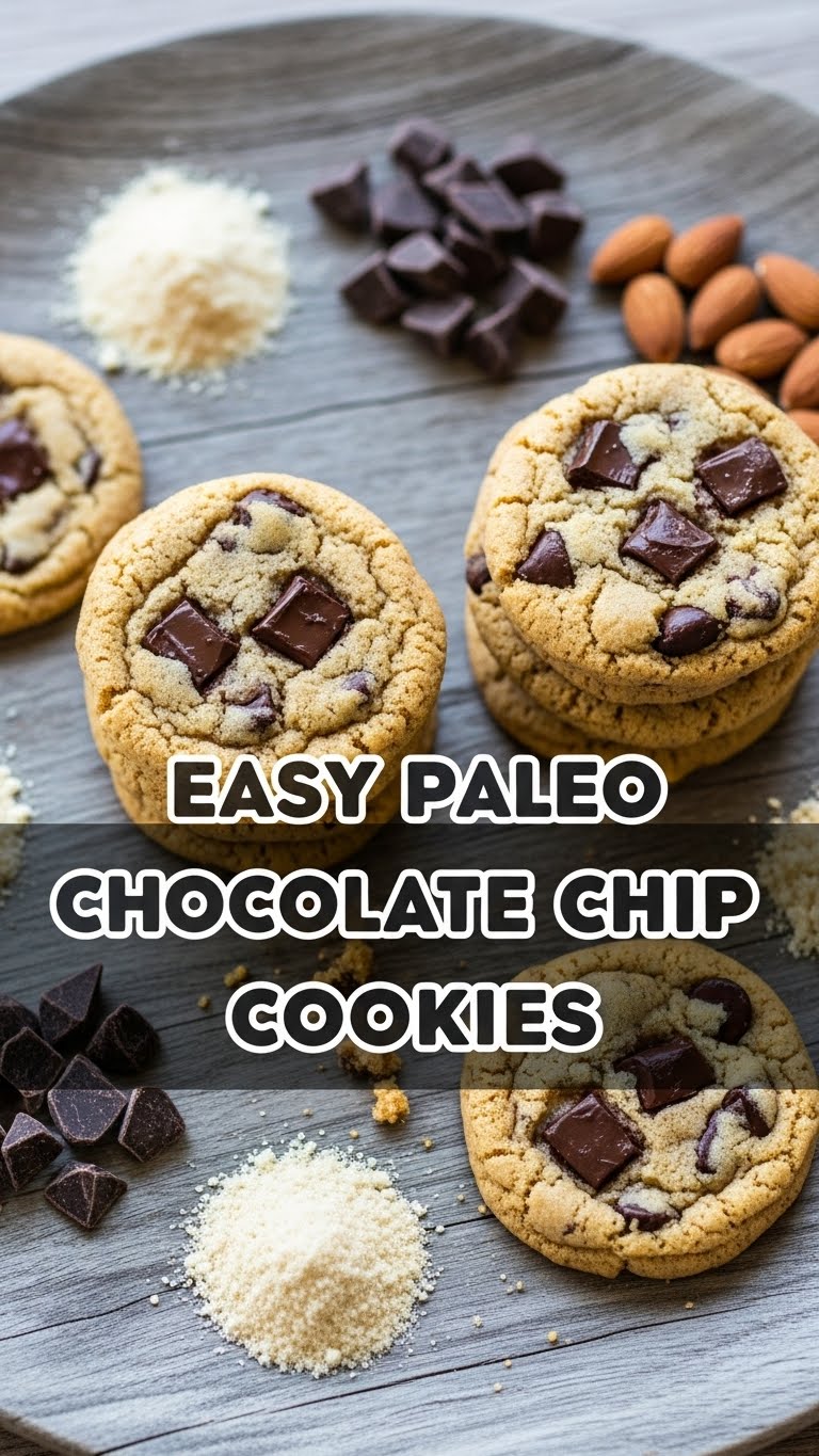 Easy Paleo Chocolate Chip Cookies