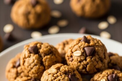 Mini Oatmeal Chocolate Chip Cookies
