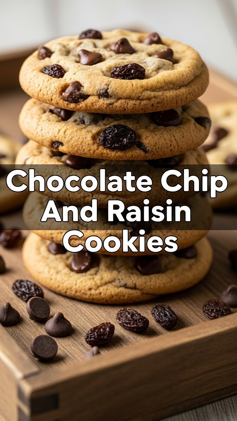 Chocolate Chip And Raisin Cookies