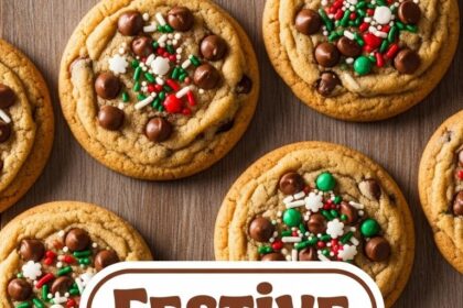 Festive Chocolate Chip Cookies