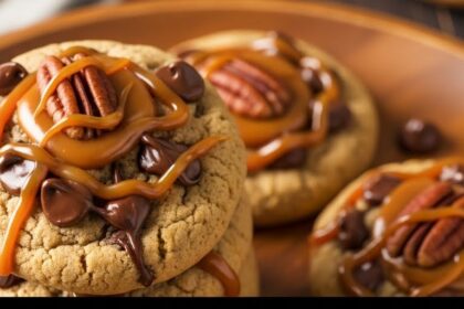 Turtle Chocolate Chip Cookies