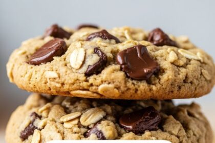 Oat Flour Chocolate Chip Cookies
