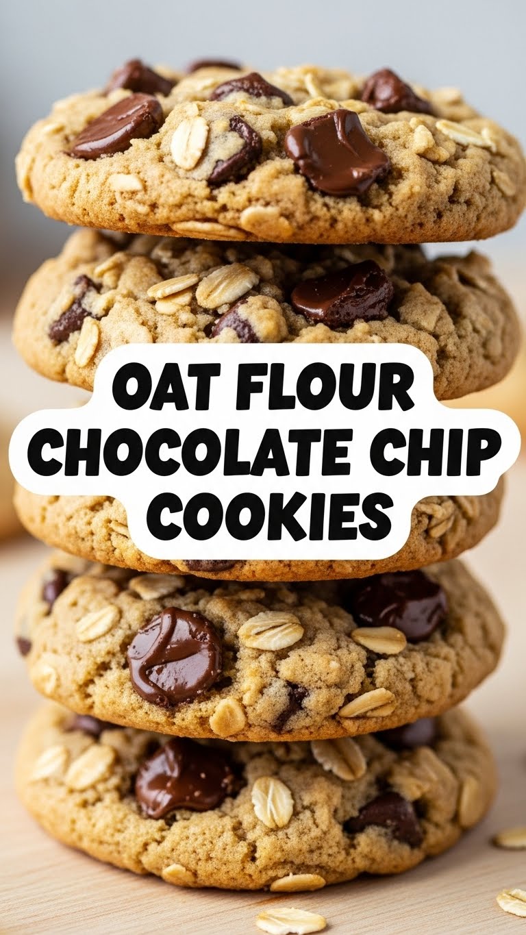Oat Flour Chocolate Chip Cookies