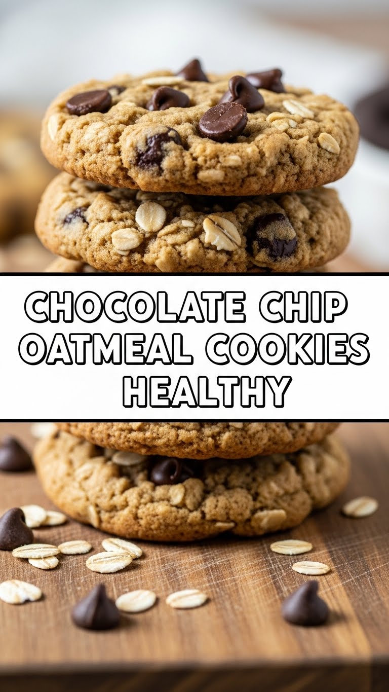 Chocolate Chip Oatmeal Cookies Healthy