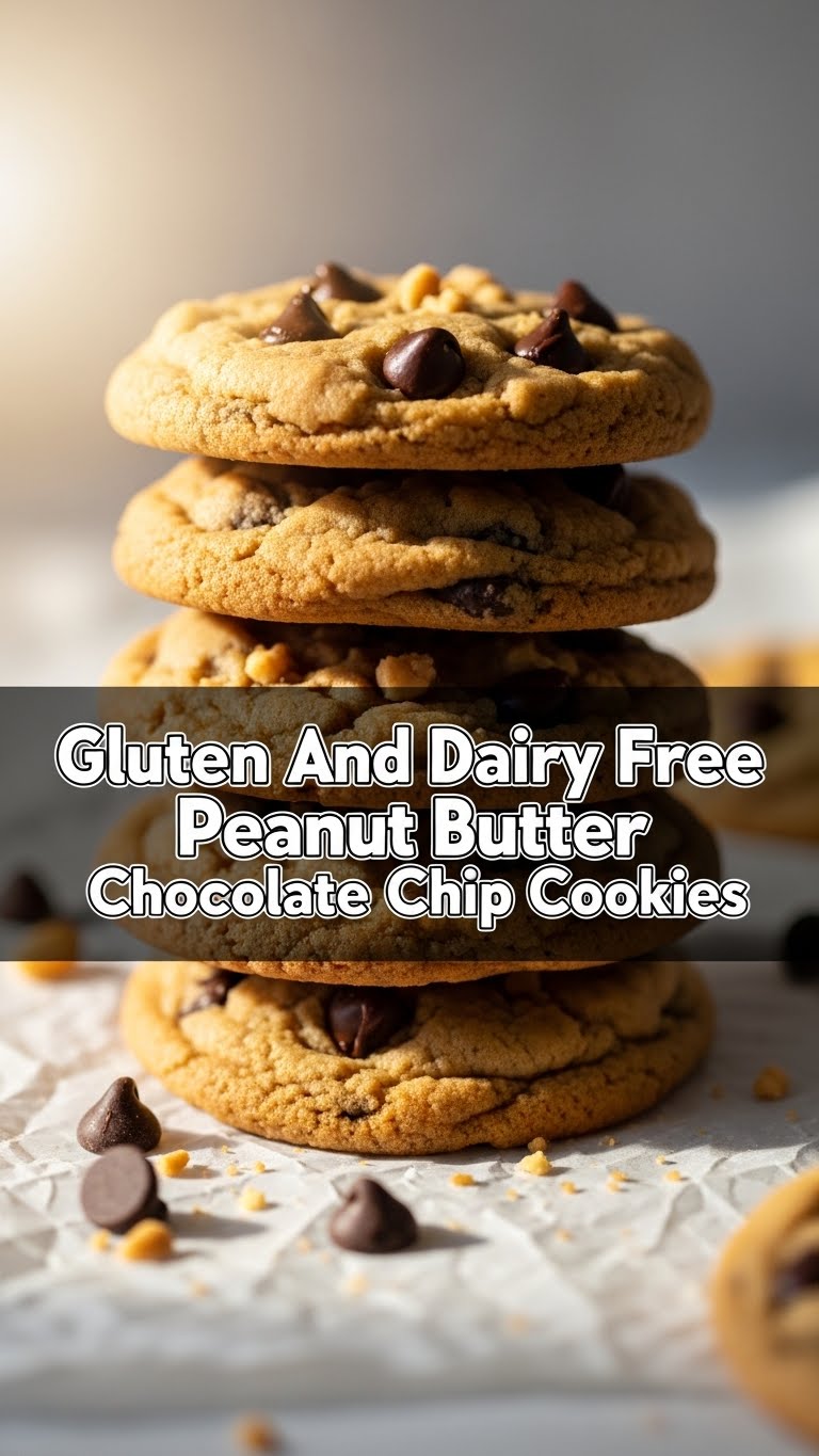 Gluten And Dairy Free Peanut Butter Chocolate Chip Cookies