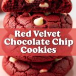 Red Velvet Chocolate Chip Cookies