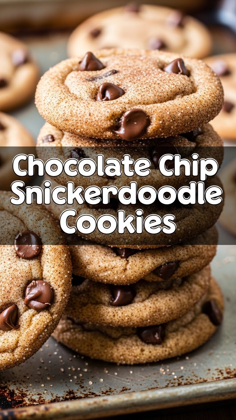 Chocolate Chip Snickerdoodle Cookies