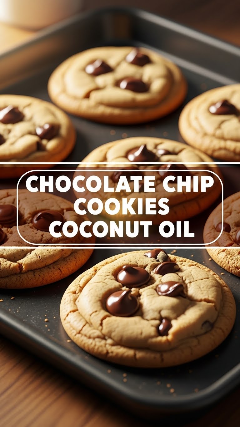 Chocolate Chip Cookies Coconut Oil
