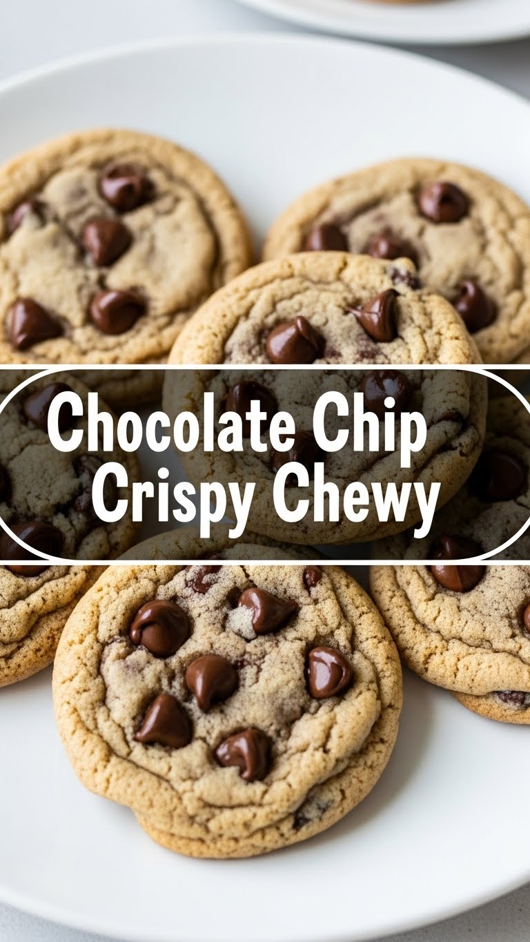 Chocolate Chip Cookies Crispy Chewy