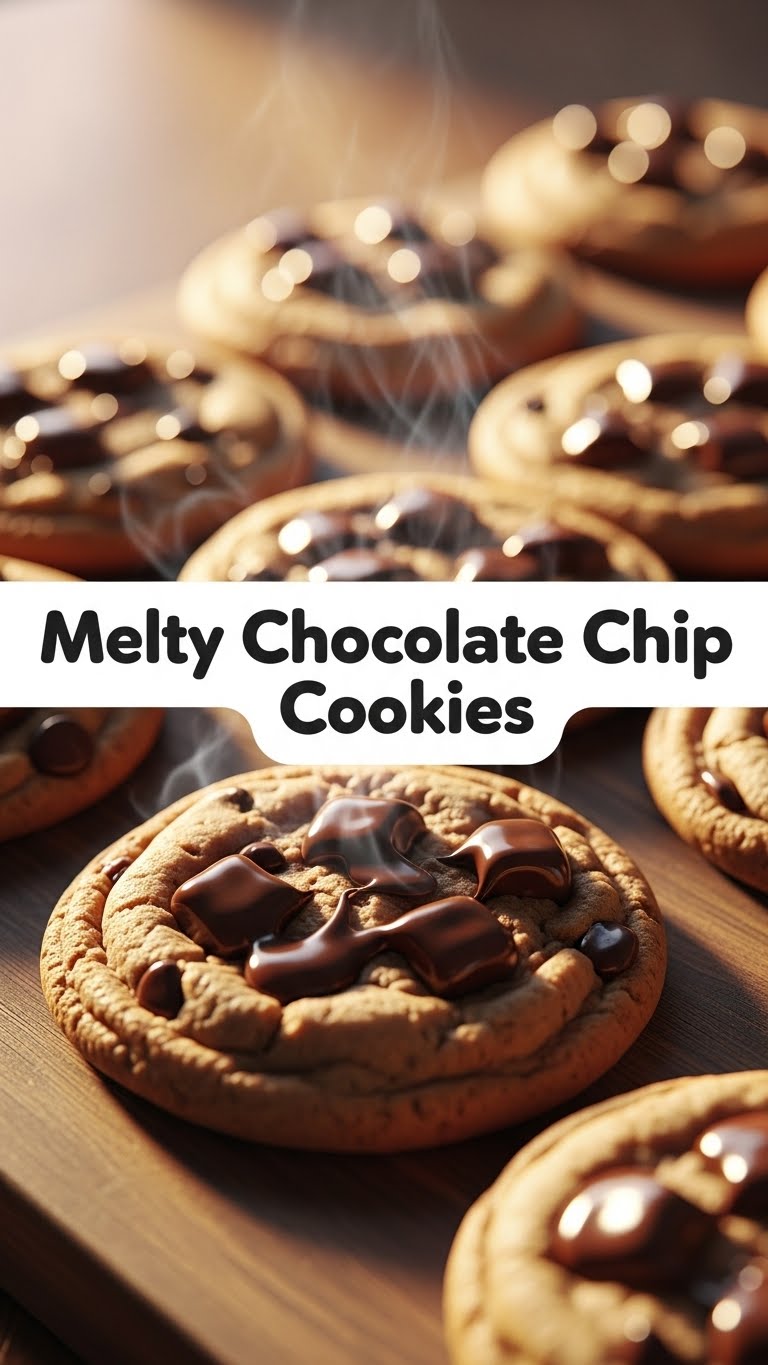 Melty Chocolate Chip Cookies