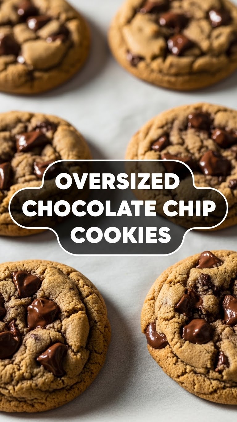 Oversized Chocolate Chip Cookies