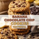Banana Chocolate Chip Cookies Oatmeal