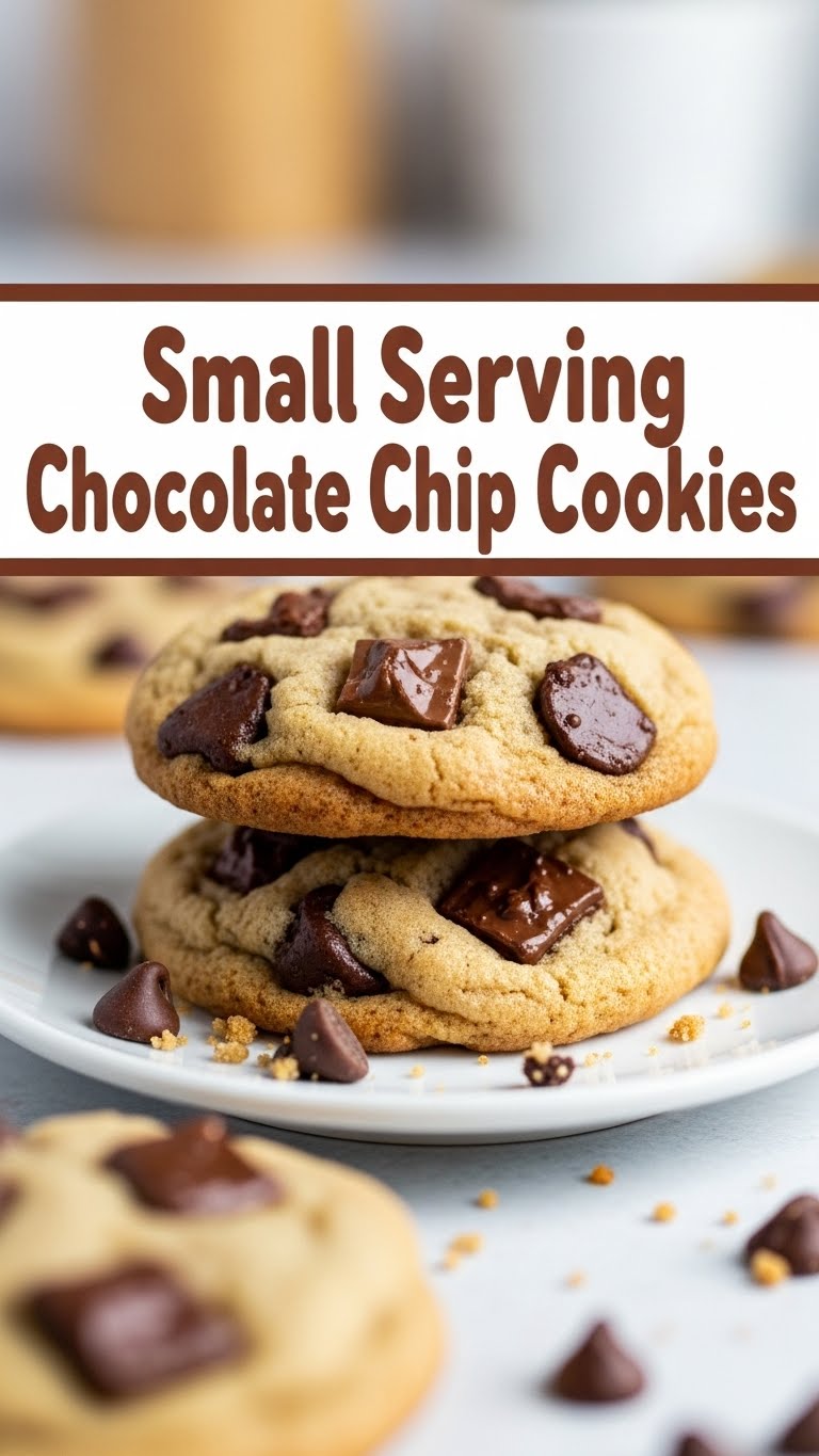 Small Serving Chocolate Chip Cookies