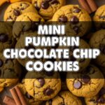 Mini Pumpkin Chocolate Chip Cookies
