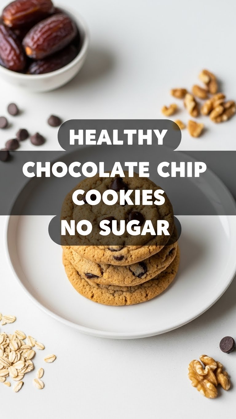 Healthy Chocolate Chip Cookies No Sugar