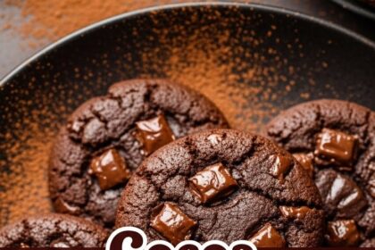 Cocoa Chocolate Chip Cookies