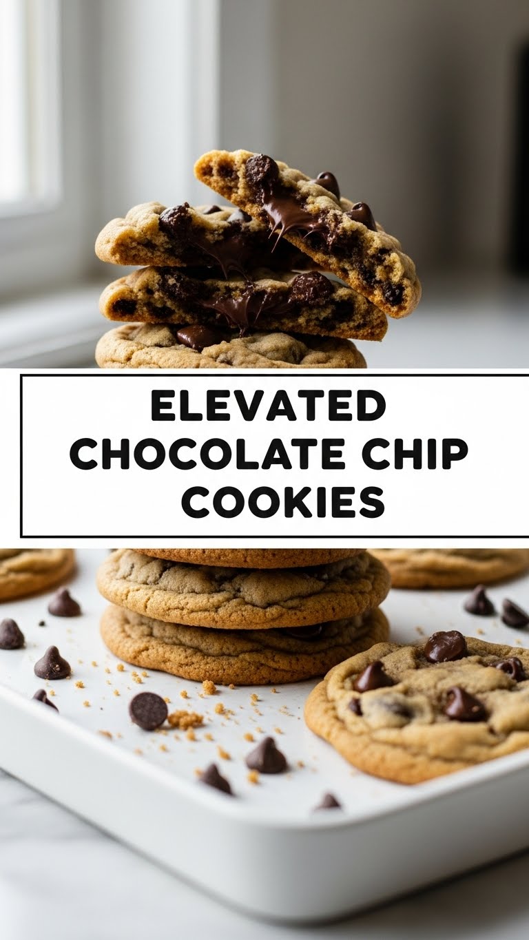 Elevated Chocolate Chip Cookies