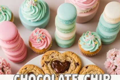 Chocolate Chip Cookies Heart