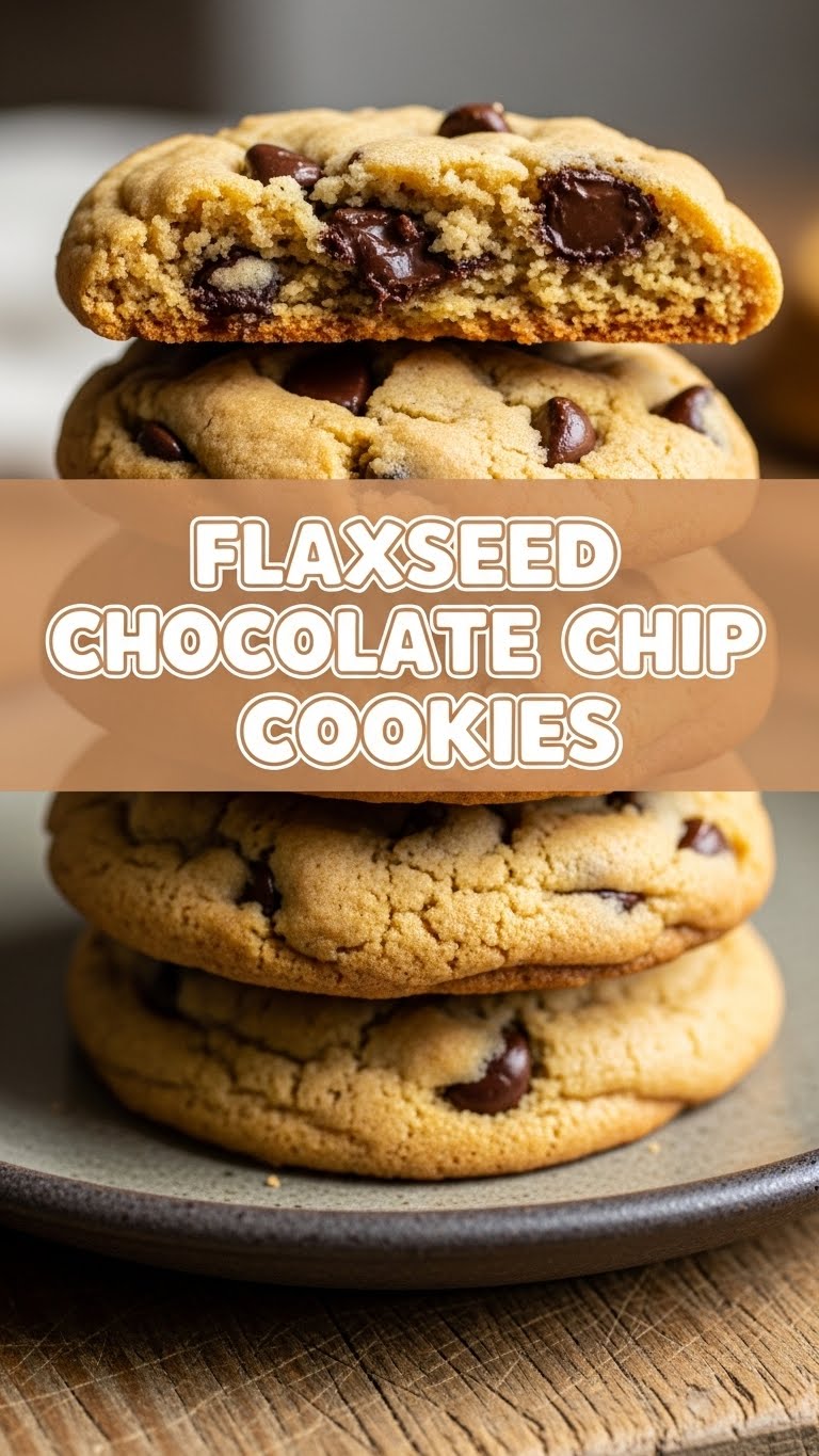 Flaxseed Chocolate Chip Cookies