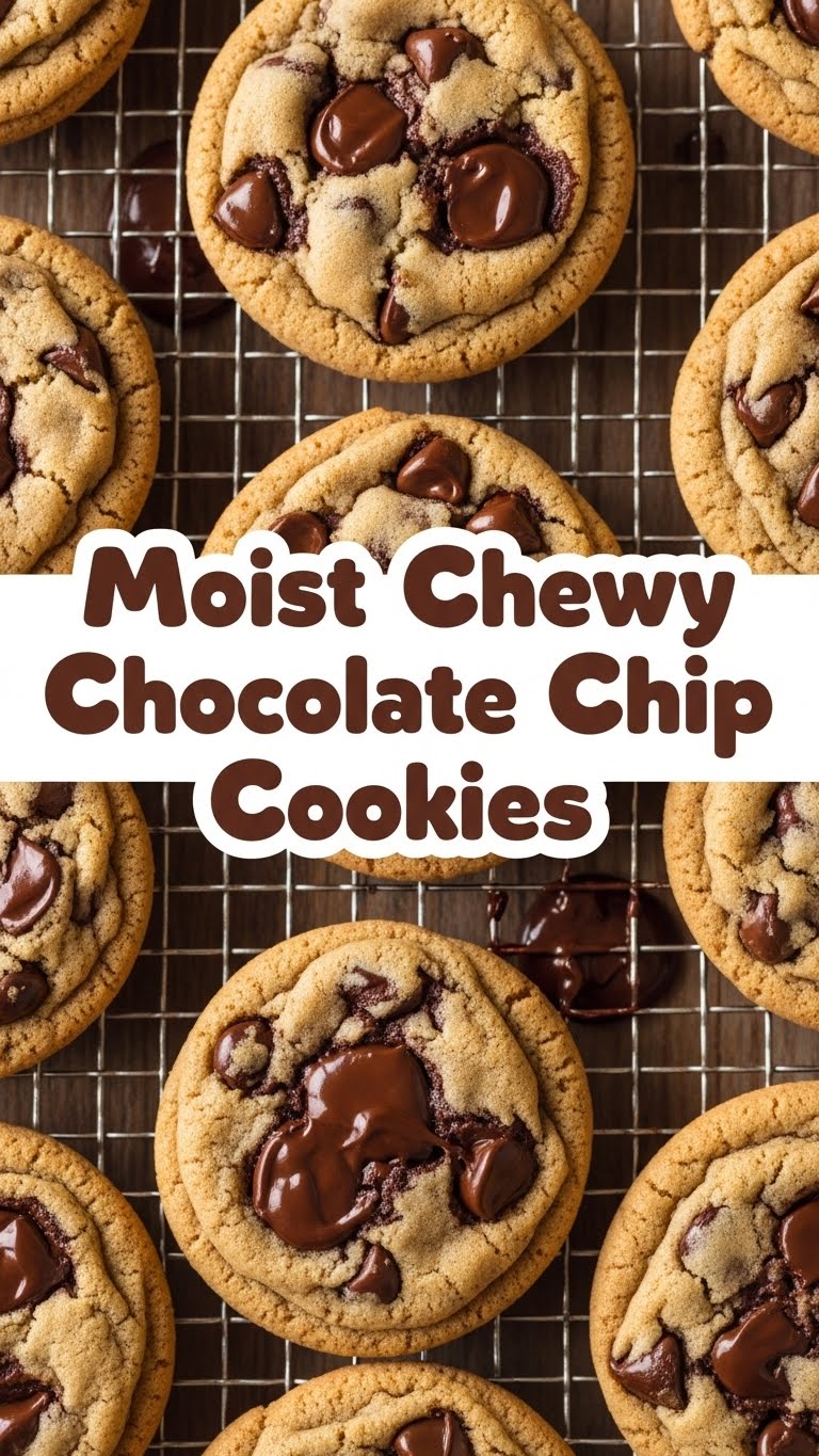 Moist Chewy Chocolate Chip Cookies