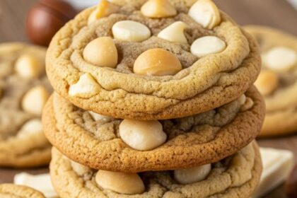 Macadamia White Chocolate Chip Cookies