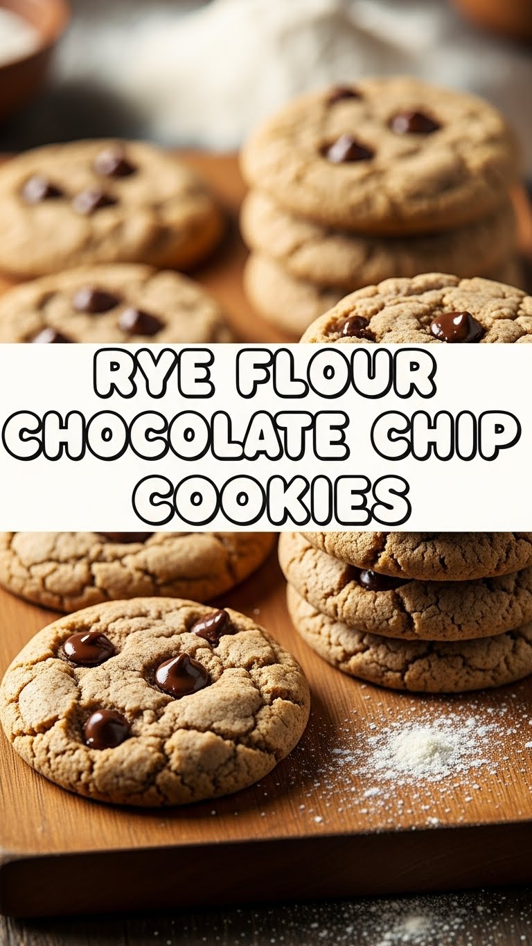 Rye Flour Chocolate Chip Cookies