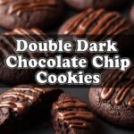 Double Dark Chocolate Chip Cookies