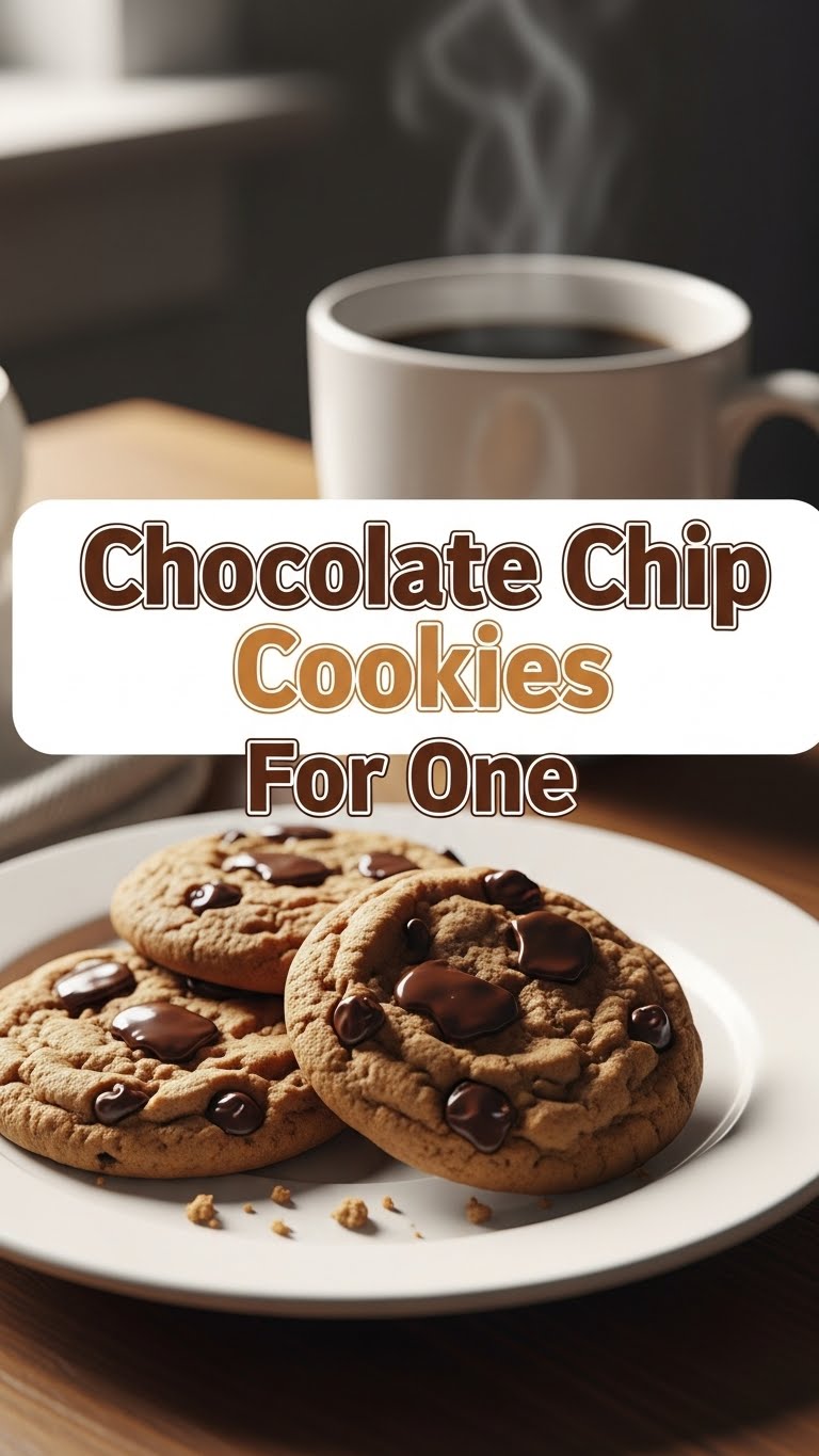 Chocolate Chip Cookies For One