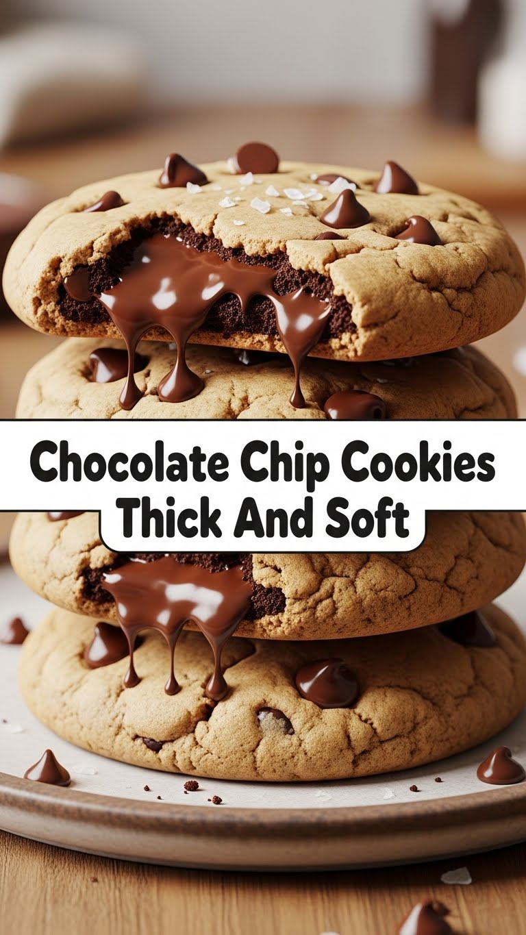 Chocolate Chip Cookies Thick And Soft