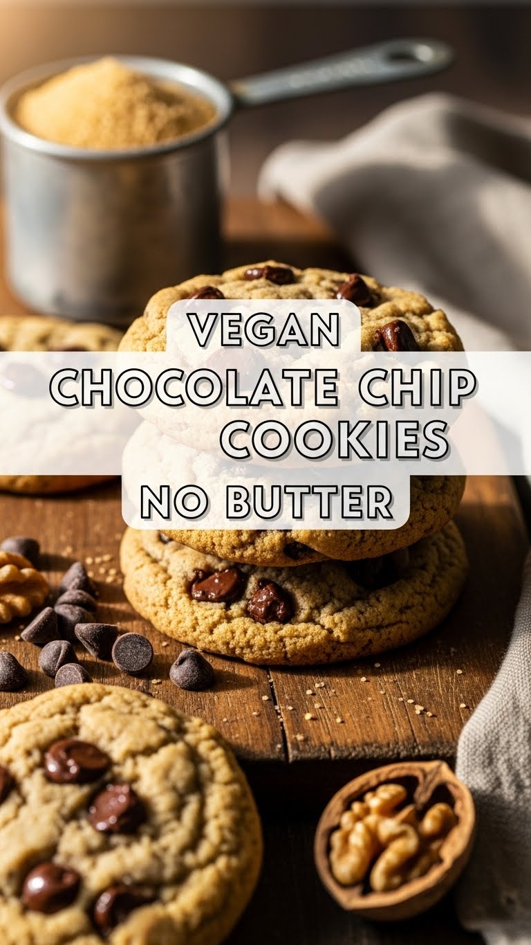 Vegan Chocolate Chip Cookies No Butter