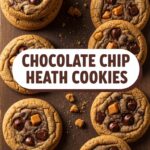 Chocolate Chip Heath Cookies