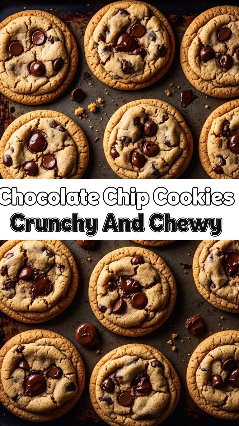 Chocolate Chip Cookies Crunchy And Chewy