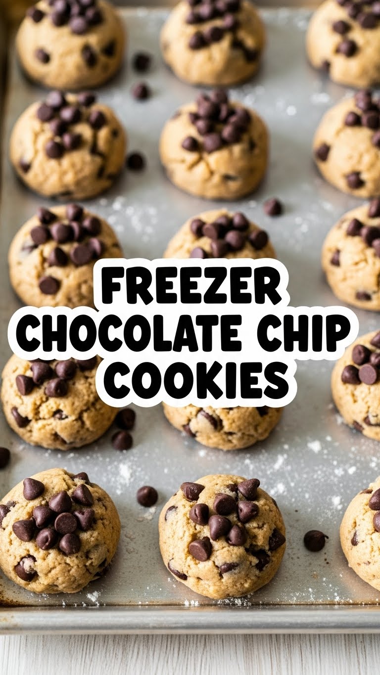 Freezer Chocolate Chip Cookies