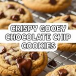 Crispy Gooey Chocolate Chip Cookies
