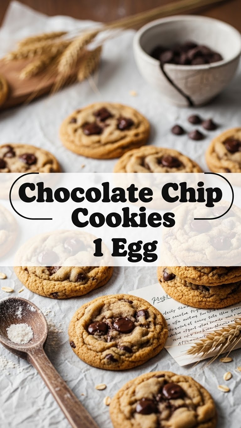 Chocolate Chip Cookies 1 Egg