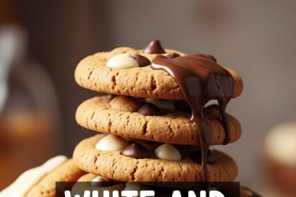 White And Chocolate Chip Cookies
