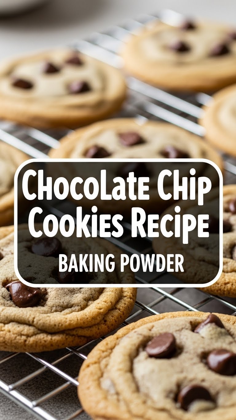 Chocolate Chip Cookies Recipe Baking Powder